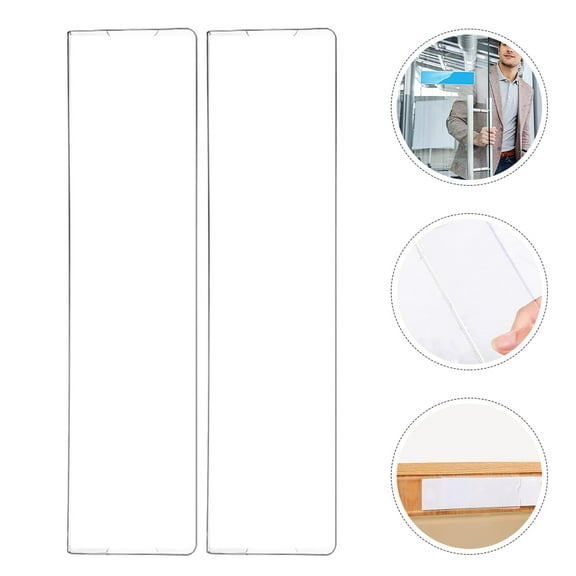 Soimiss 5Pack Door Name Plates For Office Wall Mount Transparent Acrylic