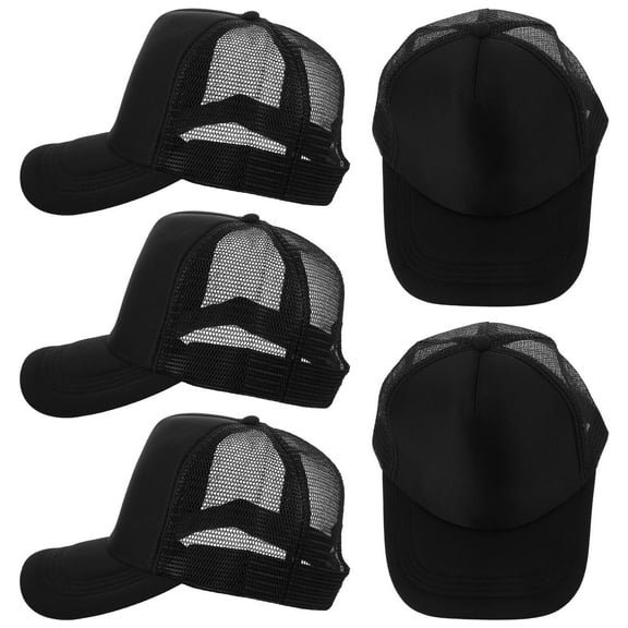 Soimiss 5Pcs Sublimation Hats Blank Mesh Baseball Caps Lightweight Outdoor Caps
