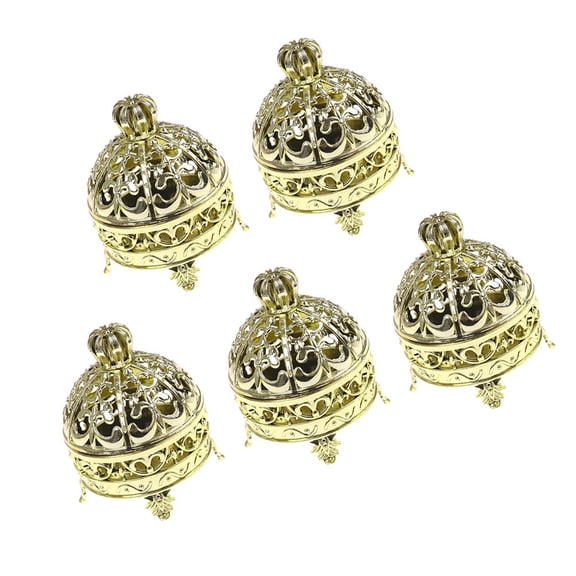 Soimiss 5Set Creative Crown Container Candy Boxes Packaging for Elegant Wedding Party Treats