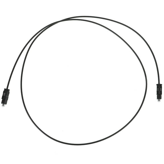 Soimiss 6 Set Digital Optical Cable for TV Optical Signal Transfer Black Tin-plated Copper