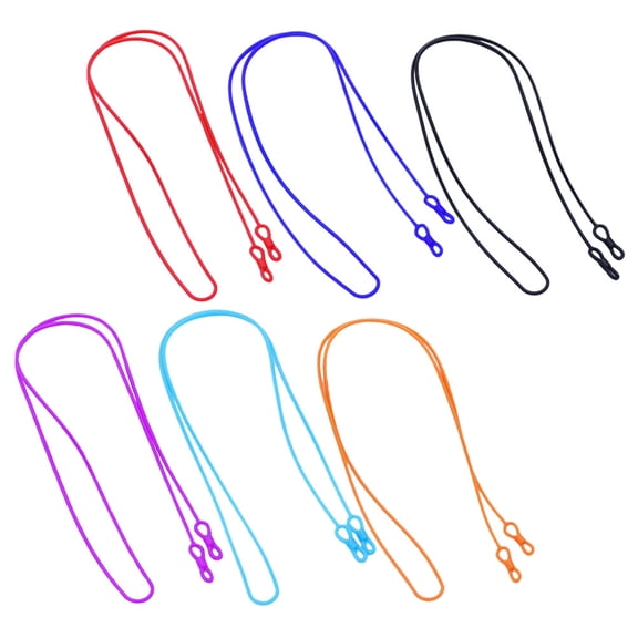 Soimiss 6Pcs Secure Glasses Cord Glasses Strings Royal Blue Non-Slip Neck Hanging Design Back to School