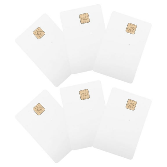 Soimiss 6Pcs White PVC for Employee and Driver Identification