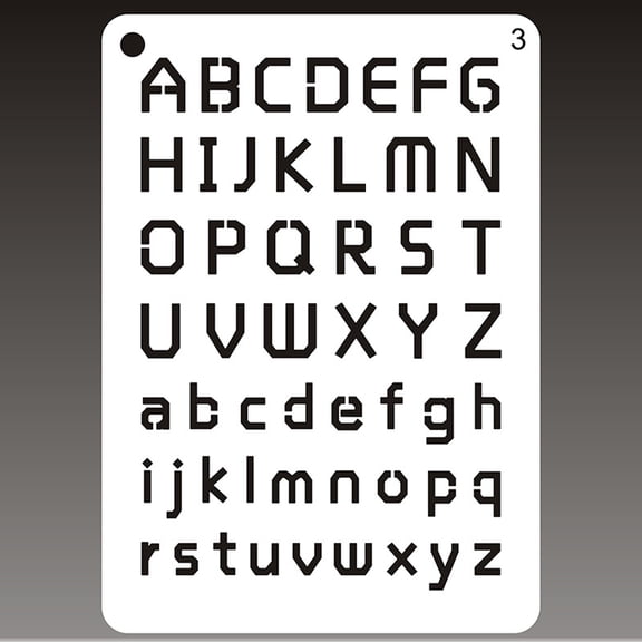 Soimiss 8Pcs Number Stencil Templates in Assorted Colors for Painting on Wood and Crafts