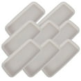 thumbnail image 1 of Soimiss Rectangular Planter Tray White Plastic for Flowerpot Water Drainage 8Pcs, 1 of 6