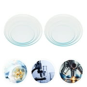 Soimiss Evaporating Watch Glass, Transparent, Flexible, for School Labs, 8Pcs