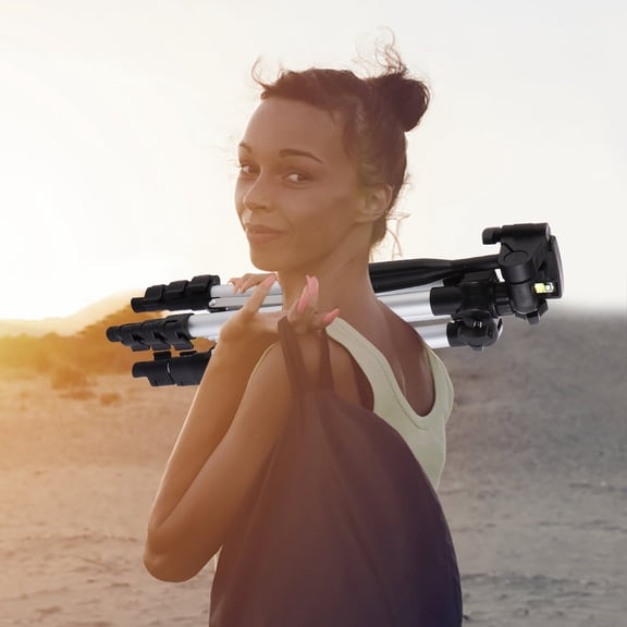 Soimiss Portable Lightweight Camera Tripod for Outdoor Photography and Streaming