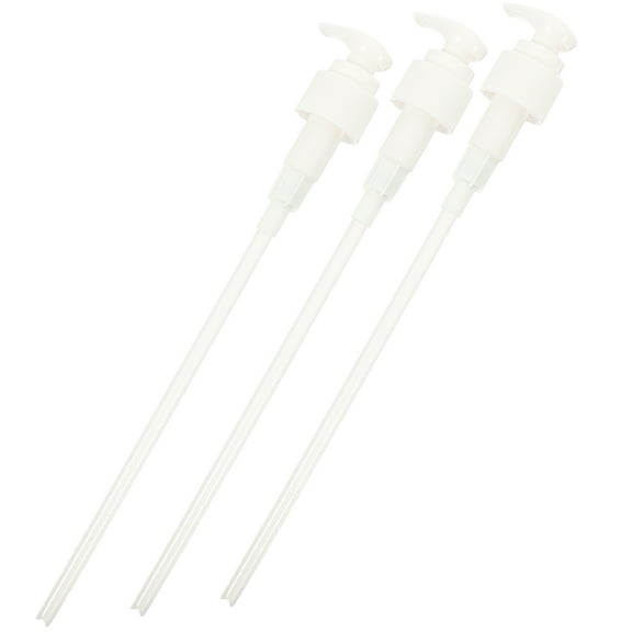 Soimiss 3Pcs Premium Plastic Pump Head Replacement for Shower Gel and Shampoo Bottles