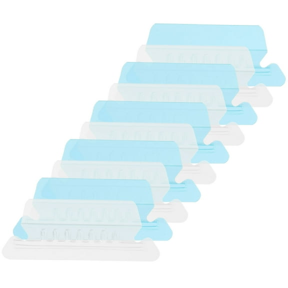 Soimiss 20Pcs Clear Tabs for Hanging File Folders with Simple Design for General Users in Office Use