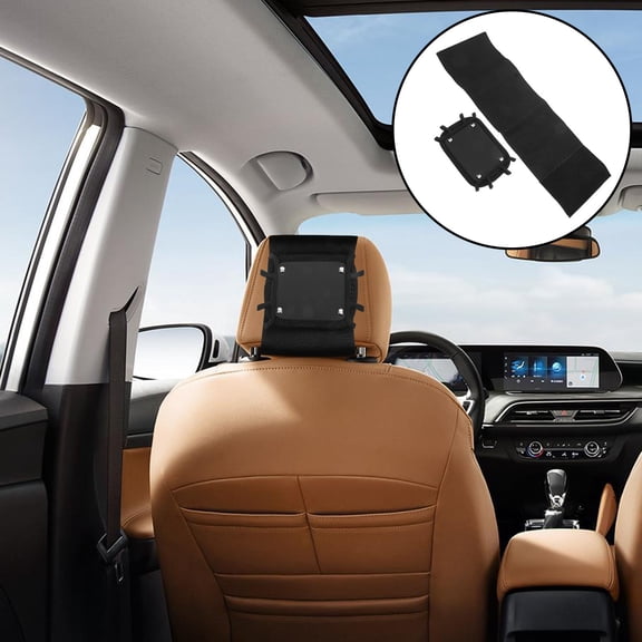 Soimiss Car Headrest Tablet Mount for Entertainment and Device Holder Black 1Set Back to School