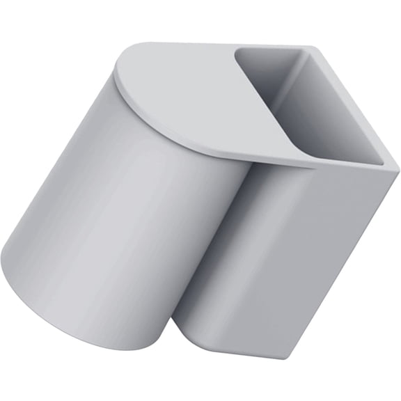 Soimiss Magnetic Cup Holder Bathroom Use ABS Dust Reduction Grey 1 Set