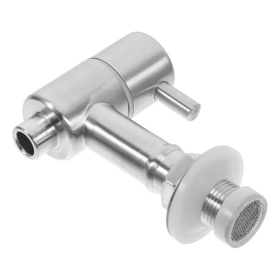 Soimiss 1Set Metal Beverage Dispenser Spout Silver Replacement Valve Easy Install Durable