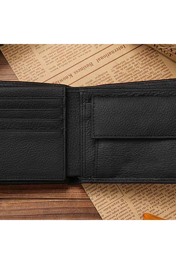 Wallet Pocket for Men Black Coin Purse Holder with Comfortable Touch and Long Service