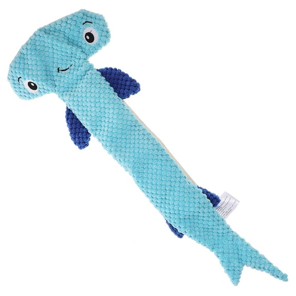 Soimiss Blue Cloth Squeaky Dog Chew Toy for Pet Interactive Play Promoting Fun and Durability 6.5 inches