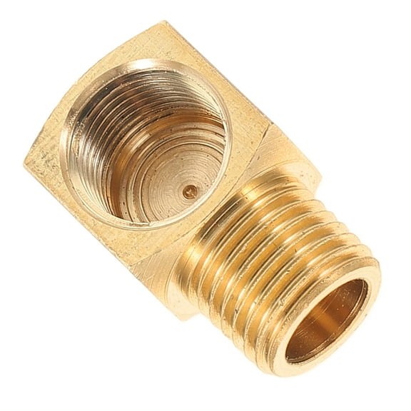 Soimiss Brass Hose Quick Connect Elbow Pipe Fitting Pipeline Connection 1Pack