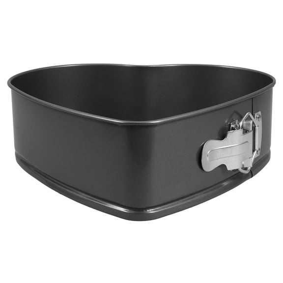 Soimiss Cake Heart Pan Nonstick Carbon Steel Mold For Baking Heart Shape Desserts 1Set