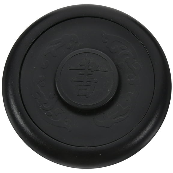 Soimiss Retro Style Plastic Inkstone with Lid for Ink Use and Decoration