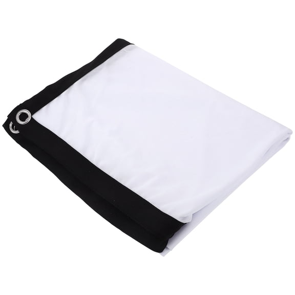 Soimiss Outdoor Projector Screens Polyester Indoor Movie Screen 1Set