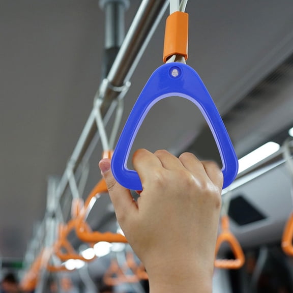 Soimiss Car Door Assist Handle for Blue Plastic Safety Protection 1 Set