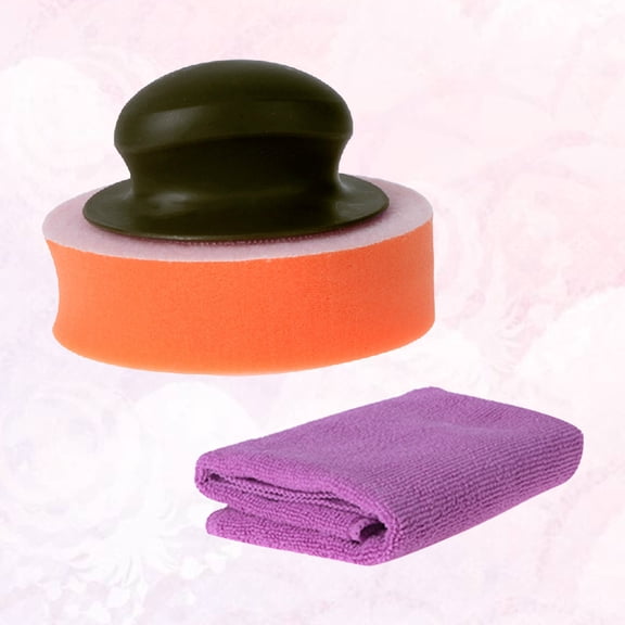 Soimiss Car Cleaning Waxing Pad Assorted Color Sponge for Dust Absorption and Polish Application