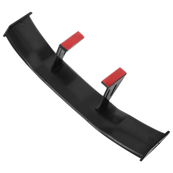Soimiss Car Tail Wing Frp Black Universal Compatible Easy Install Sporty Look
