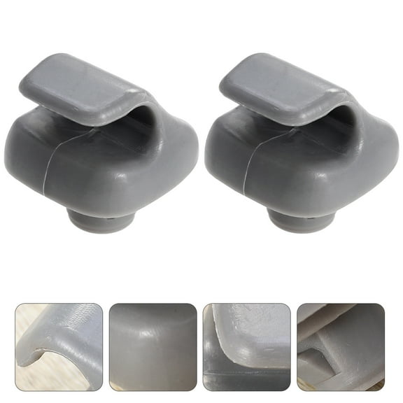 Soimiss Grey Sun Visor Clip Replacement for Vehicle Sunscreen Holder with Easy Installation