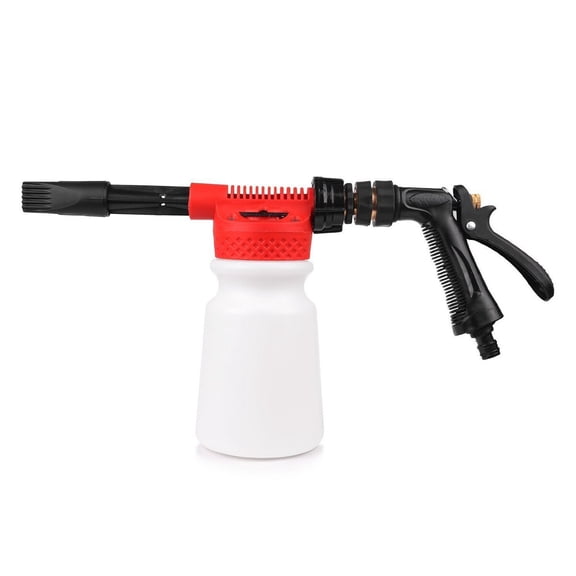 Soimiss Car Wash Foam Sprayer with 2 in 1 Function and Adjustable Dial for Red Vehicles