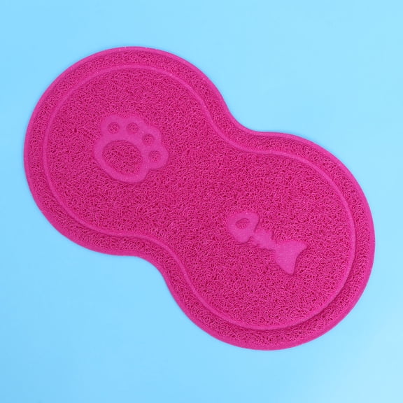 Soimiss Rosy PVC Cat Litter Mat with Non Slip Backing and Absorbent Design for Pets