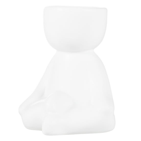 Soimiss Body Plant Pot Storage Container White 1Pack