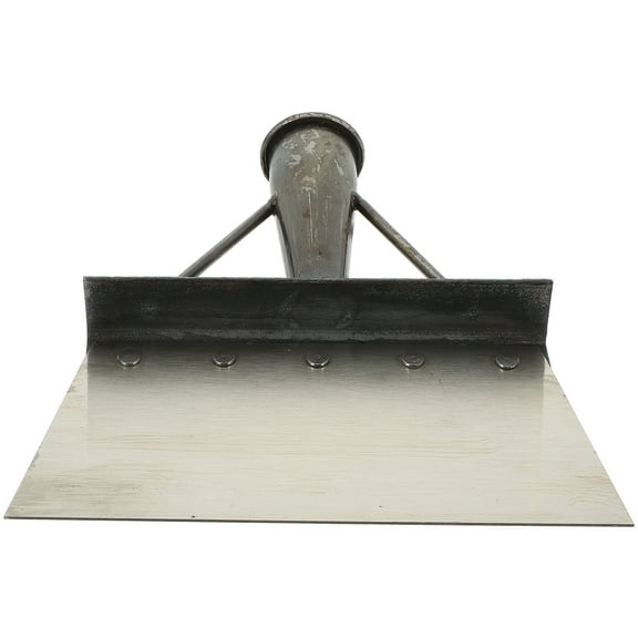 Soimiss Chicken Litter Scoop Lightweight Dung Tool Steel Silver For Poultry Dung 1Pcs