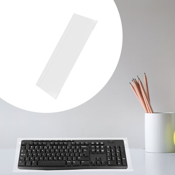 Soimiss Keyboard Riser Transparent with Professional Craftsmanship for Desk Use