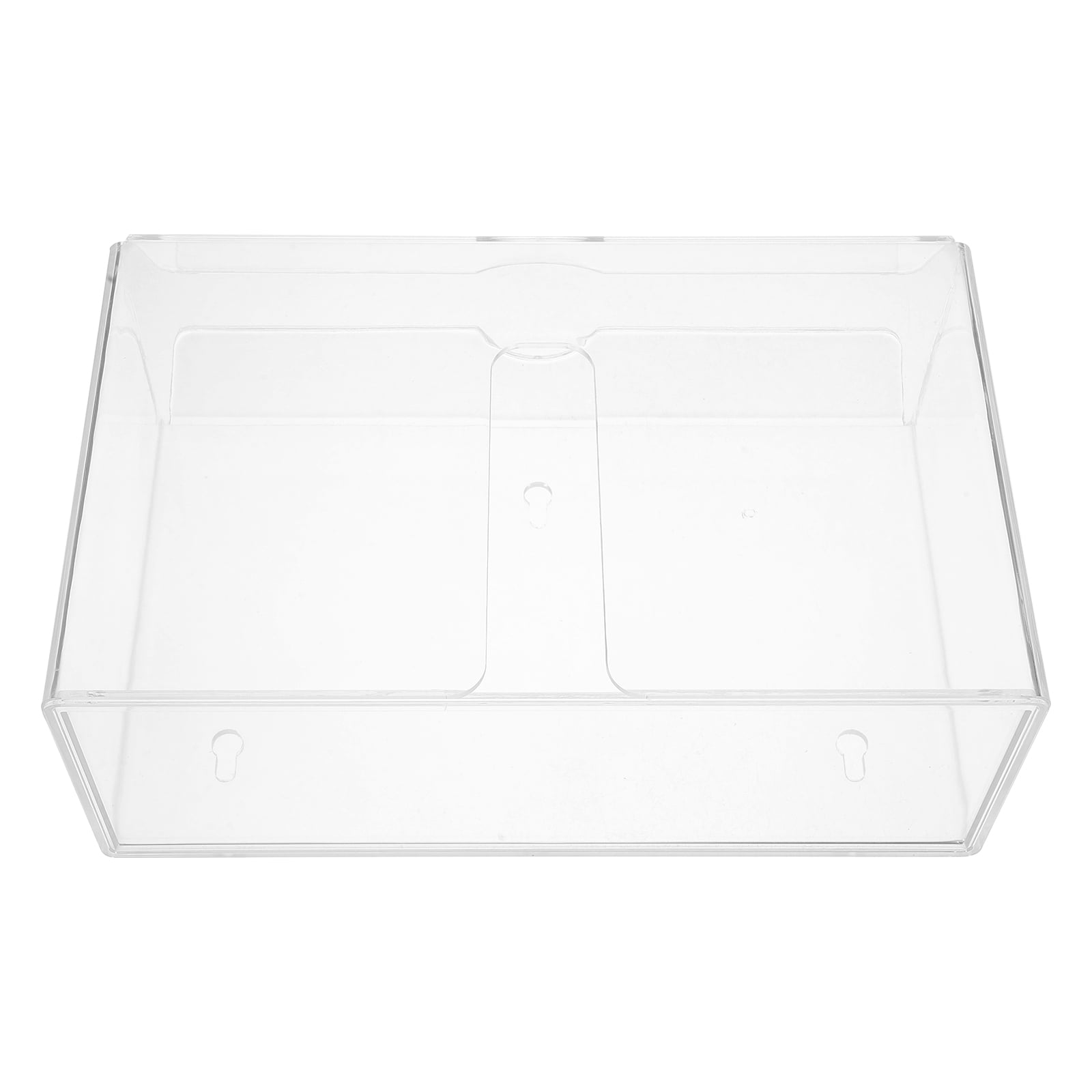 Soimiss Plastic Wall Mount Paper Towel Dispenser with Clear Cover for Bathroom and Kitchen Use