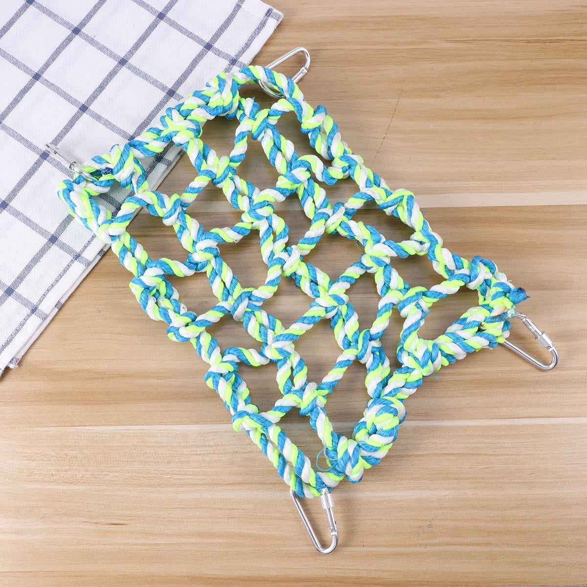 Parrot Net Soimiss Climbing Parrot Net MultiColored Cotton Rope Balance ...