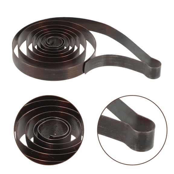 Soimiss Black Metal Mechanical Spring Replacement Part for Alarm Clock DIY Repair and Custom Clock Making