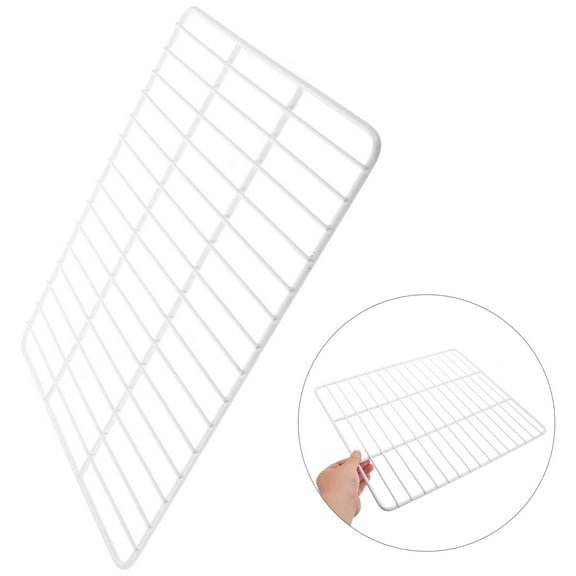 Soimiss White Universal Iron Fridge Divider for Space Saving in Freezer and Refrigerator