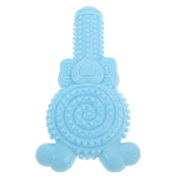 Soimiss Fall-Resistant TPR Dog Chew Toy Sky-Blue 1Pack
