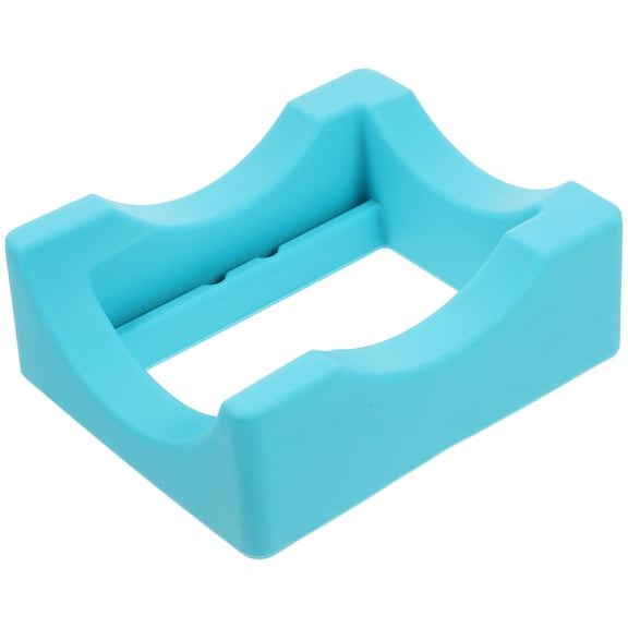 Soimiss Back to School Desktop Tumbler Cradle Silicone Blue 1Set Stable Design