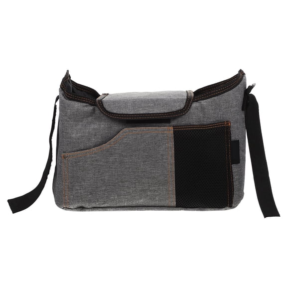 Soimiss Cross Body Diaper Bag Purse Adjustable for Most Strollers with Storage Pouch and Organizer