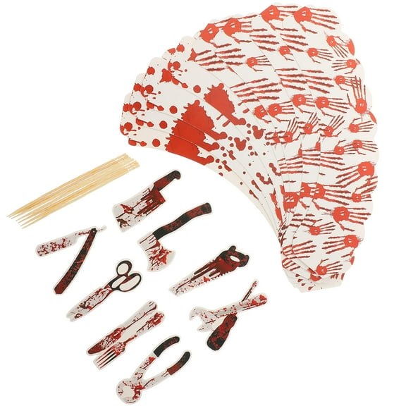 Soimiss Party Cupcake Decoration Assorted Color Paper Toppers and Wrappers 2Set