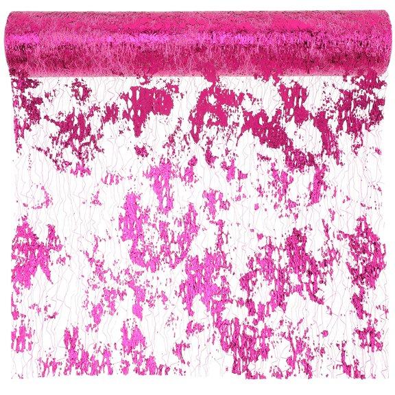 Soimiss Rosy Polyester Table Runner Decorative Table Cloth for Wedding and Home Decor