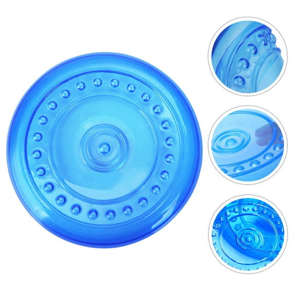 Soimiss Multi-use Dog Disc Toy Dog Disc Toy TPR Washable Outdoor Activities 1Pcs
