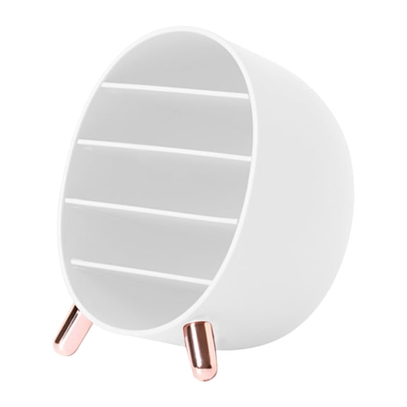 Soimiss Dressing Table Organizing Box Cosmetic Storage Box White PP 1Set Back to School