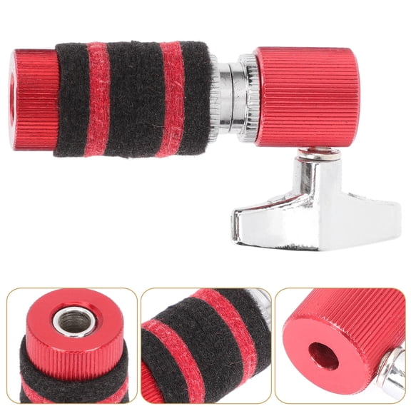 Soimiss Drum High Hat Accessories Musical Accessory Aluminum Alloy Red 1Set