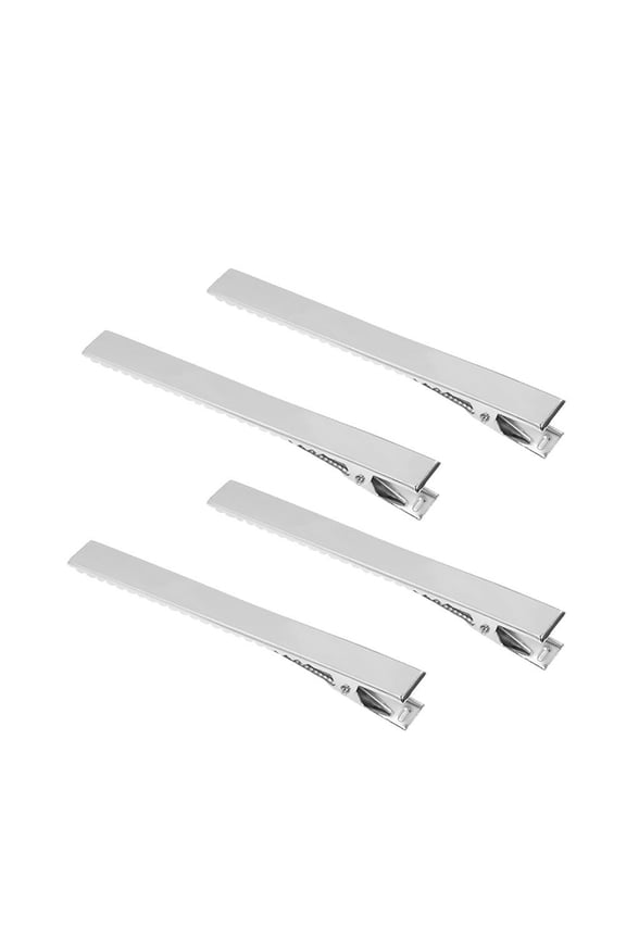 Duckbill Clips for DIY with Sturdy Metal Material 20 Pieces Silver Color Each 4 6cm