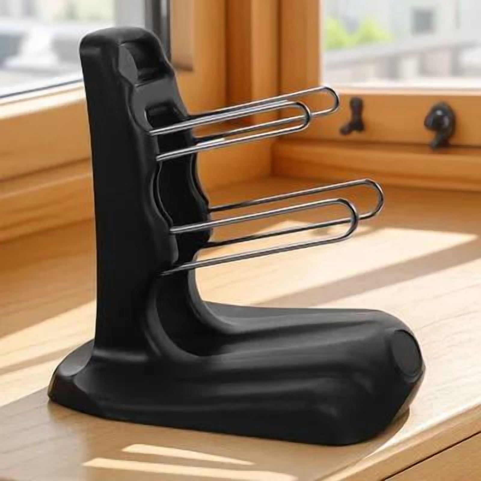 Soimiss Dumbbell Bracket Black PP Material Stable Rack for Home Fitness Equipment Accessories