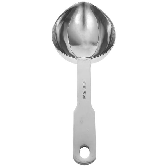 Soimiss Teaspoons Measuring Spoon Silver Stainless Steel 1Pcs for Sugar