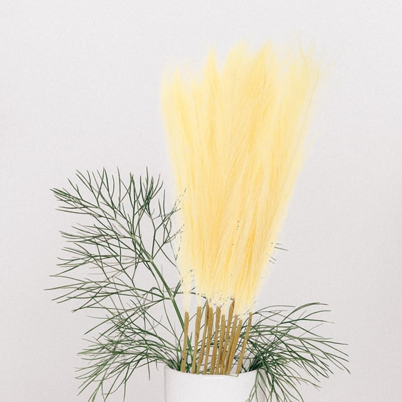 Soimiss 10Pcs Artificial Pampas Grass Multi Color Fake Pampas Grass Stems for Vase and Event Decoration