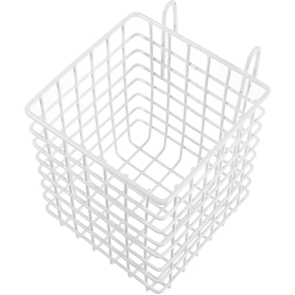 Soimiss Wear-Resistant White Iron Rabbit Feeder for Cage Easy to Store