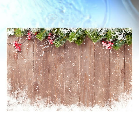 Soimiss Wood Backdrop Pictorial Cloth Multi 1Pack For Theme Parties Photography Prop