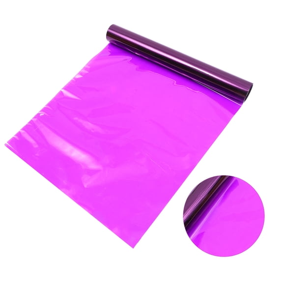 Soimiss Purple Flowers Wrapping Cellophane Paper for Easy and Practical Decoration
