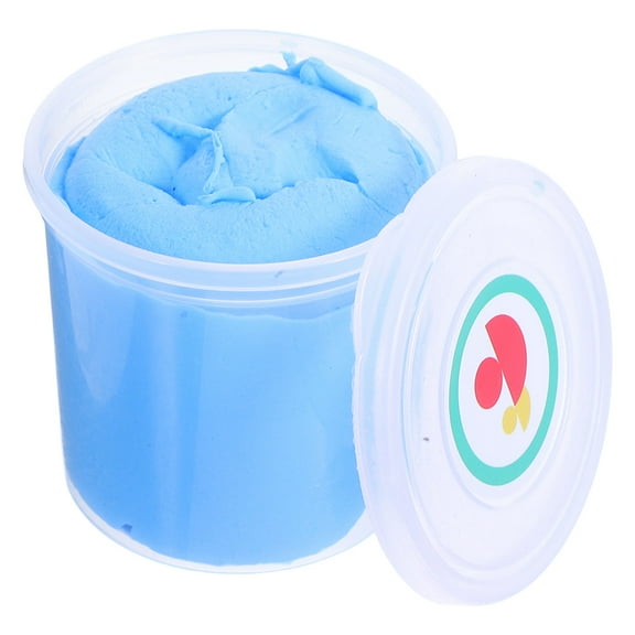 Soimiss Fluffy Sky Blue Clay Non Sticky Stretchy For Adults Fun Squeeze And Play For
